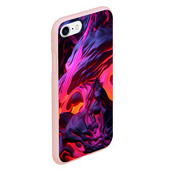 Чехол iPhone 7/8 матовый Вулкан Стиля, цвет: 3D-светло-розовый — фото 2