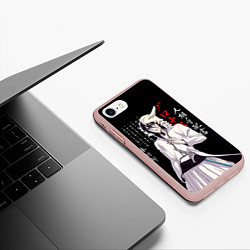 Чехол iPhone 7/8 матовый Улькиорра сиффер - Блич, цвет: 3D-светло-розовый — фото 2