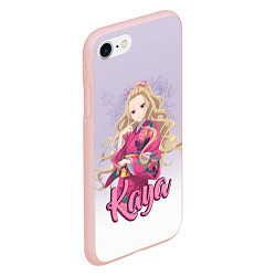 Чехол iPhone 7/8 матовый Kaya Saimori, цвет: 3D-светло-розовый — фото 2