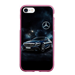 Чехол iPhone 7/8 матовый Mercedes Benz galaxy