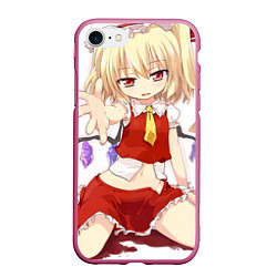 Чехол iPhone 7/8 матовый Touhou Project Flandre Скарлет Cute, цвет: 3D-малиновый