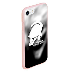 Чехол iPhone 7/8 матовый Кодзима студия хоррор, цвет: 3D-светло-розовый — фото 2