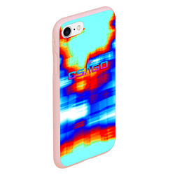 Чехол iPhone 7/8 матовый Cs go gradient skin, цвет: 3D-светло-розовый — фото 2