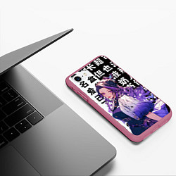 Чехол iPhone 7/8 матовый Прекрасная Шинобу Кочо, цвет: 3D-малиновый — фото 2