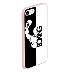 Чехол iPhone 7/8 матовый Boxing - чемпион, цвет: 3D-светло-розовый — фото 2
