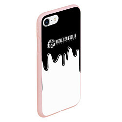 Чехол iPhone 7/8 матовый Metal Gear kojima, цвет: 3D-светло-розовый — фото 2