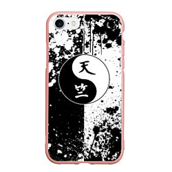 Чехол iPhone 7/8 матовый Знак поднебесья - токийские мстители, цвет: 3D-светло-розовый