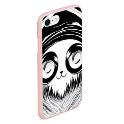 Чехол iPhone 7/8 матовый Анимэ котик, цвет: 3D-светло-розовый — фото 2