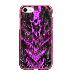 Чехол iPhone 7/8 матовый Pink slime, цвет: 3D-малиновый