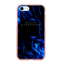 Чехол iPhone 7/8 матовый Death Stranding souls flame kojima, цвет: 3D-светло-розовый