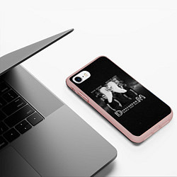 Чехол iPhone 7/8 матовый Depeche Mode - Memento mori worldwilde tour, цвет: 3D-светло-розовый — фото 2