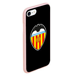 Чехол iPhone 7/8 матовый Valencia fc club sport, цвет: 3D-светло-розовый — фото 2