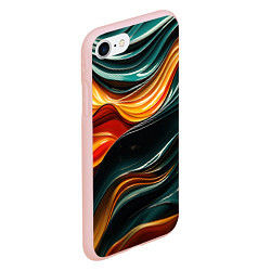 Чехол iPhone 7/8 матовый Вязкая объемная текстура, цвет: 3D-светло-розовый — фото 2