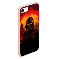 Чехол iPhone 7/8 матовый Stalker 2 fire ghost, цвет: 3D-светло-розовый — фото 2