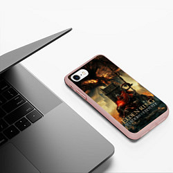 Чехол iPhone 7/8 матовый Мессмер Пронзатель elden ring shadow of the erdtre, цвет: 3D-светло-розовый — фото 2