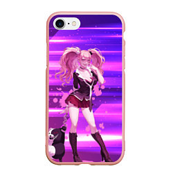 Чехол iPhone 7/8 матовый Джунко Эношима из Данганронпы, цвет: 3D-светло-розовый