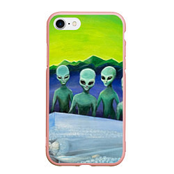 Чехол iPhone 7/8 матовый Спящая красавица 3000 и Инопланетяне