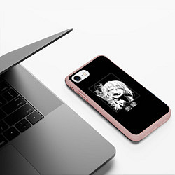 Чехол iPhone 7/8 матовый Химико Тога My hero academy, цвет: 3D-светло-розовый — фото 2