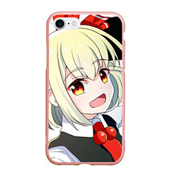 Чехол iPhone 7/8 матовый Touhou Project Rumia happy, цвет: 3D-светло-розовый