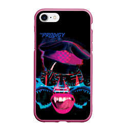 Чехол iPhone 7/8 матовый The Prodigy, цвет: 3D-малиновый