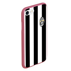 Чехол iPhone 7/8 матовый Juventus: Pirlo, цвет: 3D-малиновый — фото 2