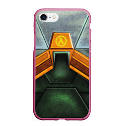 Чехол iPhone 7/8 матовый Gordon Freeman: Costume, цвет: 3D-малиновый