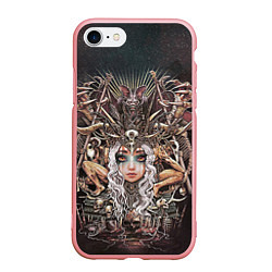Чехол iPhone 7/8 матовый Королева мертвых, цвет: 3D-баблгам