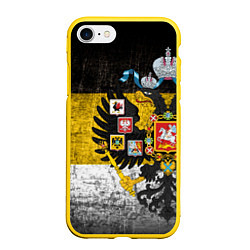 Чехол iPhone 7/8 матовый Имперский флаг, цвет: 3D-желтый