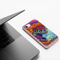 Чехол iPhone 7/8 матовый CS:GO Hyper Beast, цвет: 3D-светло-розовый — фото 2