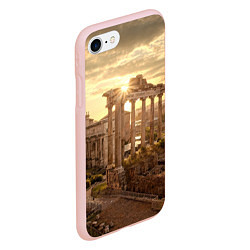 Чехол iPhone 7/8 матовый Римское солнце, цвет: 3D-светло-розовый — фото 2