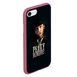 Чехол iPhone 7/8 матовый Peaky Blinders, цвет: 3D-малиновый — фото 2