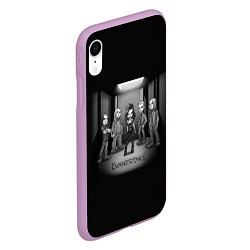 Чехол iPhone XR матовый Evanescence Band цвета 3D-сиреневый — фото 2