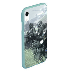 Чехол iPhone XR матовый Halo 2 Z цвета 3D-мятный — фото 2