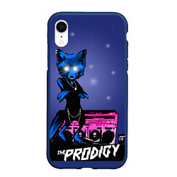 Чехол iPhone XR матовый The Prodigy: Night Fox, цвет: 3D-тёмно-синий