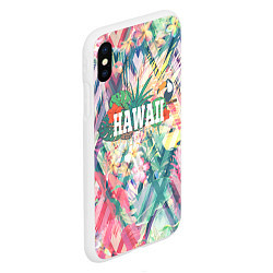 Чехол iPhone XS Max матовый Hawaii Summer, цвет: 3D-белый — фото 2