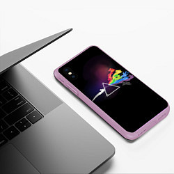 Чехол iPhone XS Max матовый Покемоны, цвет: 3D-сиреневый — фото 2