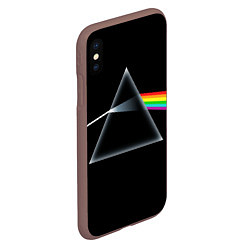 Чехол iPhone XS Max матовый Pink floyd, цвет: 3D-коричневый — фото 2