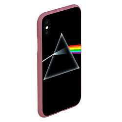 Чехол iPhone XS Max матовый Pink floyd, цвет: 3D-малиновый — фото 2