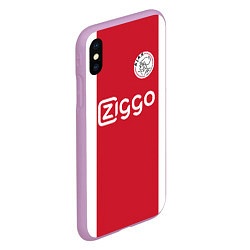 Чехол iPhone XS Max матовый Ajax FC: Ziggo, цвет: 3D-сиреневый — фото 2