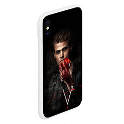 Чехол iPhone XS Max матовый Stefan Salvatore V3, цвет: 3D-белый — фото 2