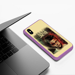 Чехол iPhone XS Max матовый This is your life, цвет: 3D-фиолетовый — фото 2