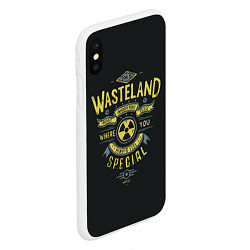 Чехол iPhone XS Max матовый Come to Wasteland, цвет: 3D-белый — фото 2