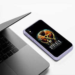 Чехол iPhone XS Max матовый STALKER: Shadow of Chernobyl, цвет: 3D-светло-сиреневый — фото 2