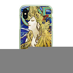 Чехол iPhone XS Max матовый Alphonse Maria Mucha