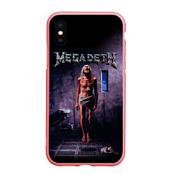 Чехол iPhone XS Max матовый Megadeth: Madness, цвет: 3D-баблгам