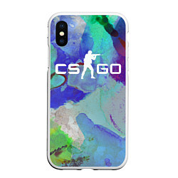 Чехол iPhone XS Max матовый CS:GO Surface Hardening