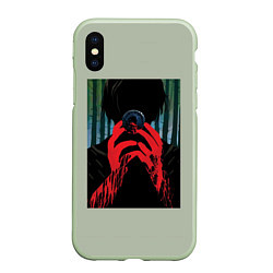 Чехол iPhone XS Max матовый GoT: Rock Wood