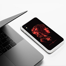 Чехол iPhone XS Max матовый Ghost In The Shell 11, цвет: 3D-белый — фото 2