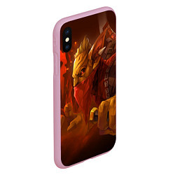 Чехол iPhone XS Max матовый Gondar Gold, цвет: 3D-розовый — фото 2