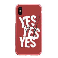 Чехол iPhone XS Max матовый Bryan Danielson: Yes